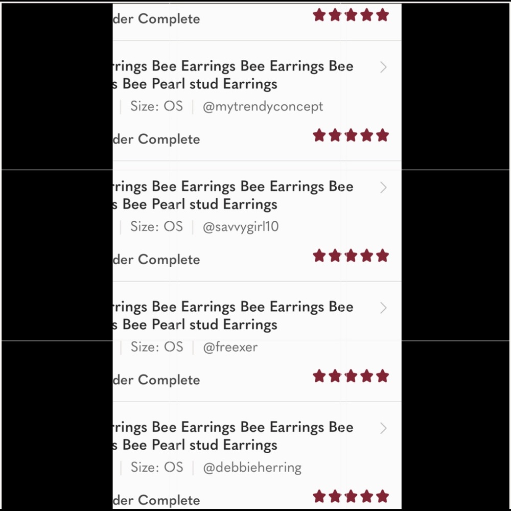 Bee Earrings 🐝Bee Earrings - Picture 5 of 8